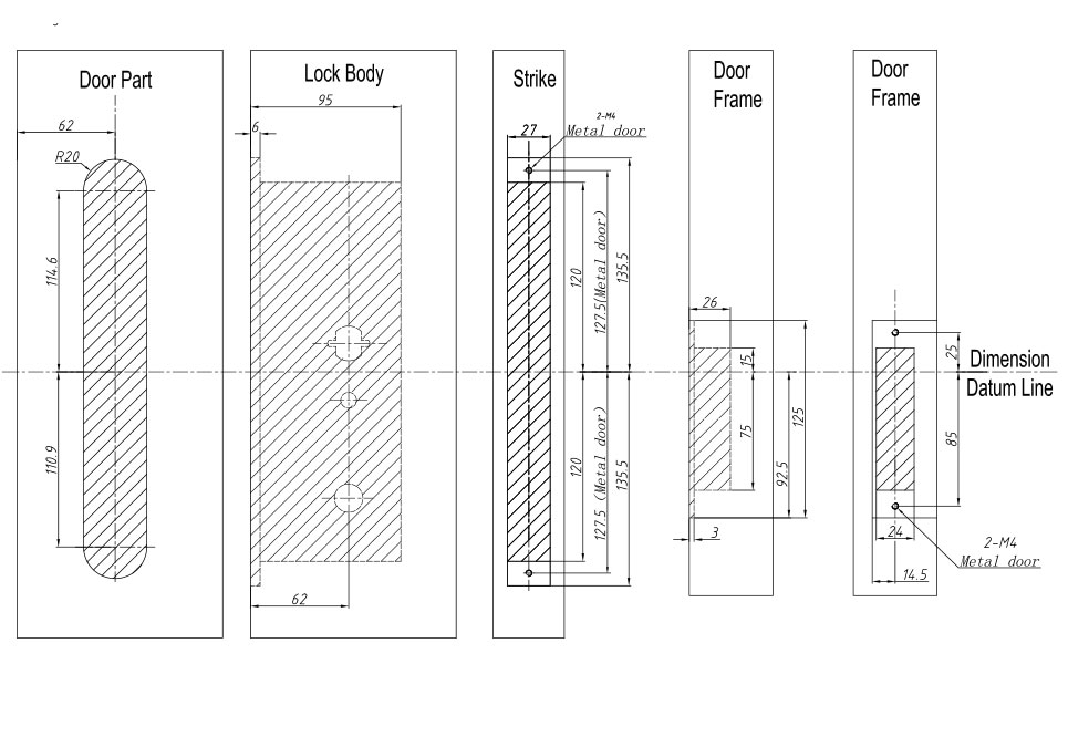 E4041-HOTEL-LOCK-Drill holes 