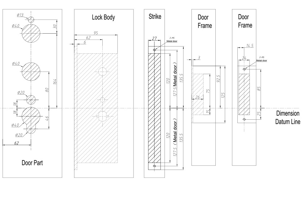 E3041-HOTEL-LOCK-Drill holes 