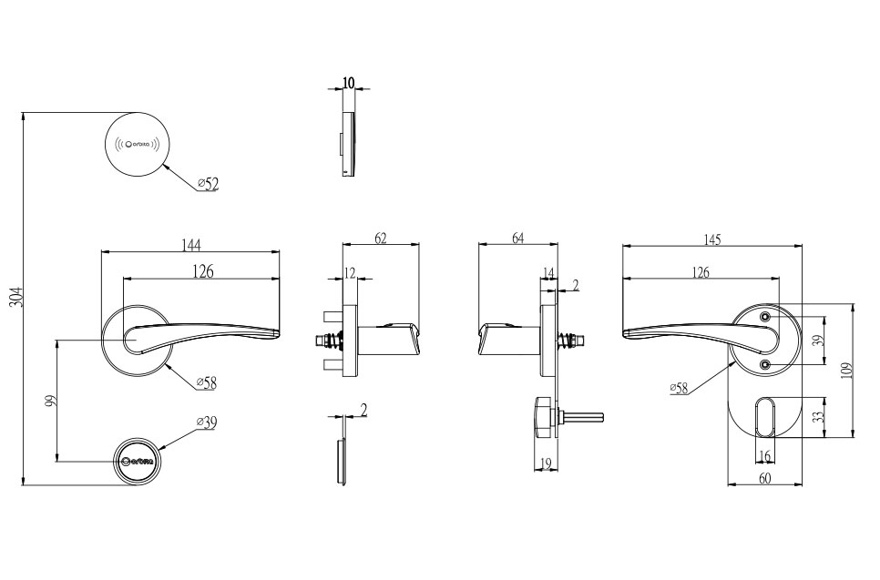 s3474-HOTEL-LOCK-SIZE