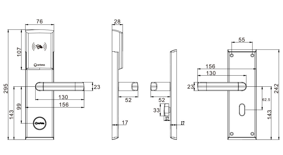 E3592-HOTEL-LOCK-SIZE