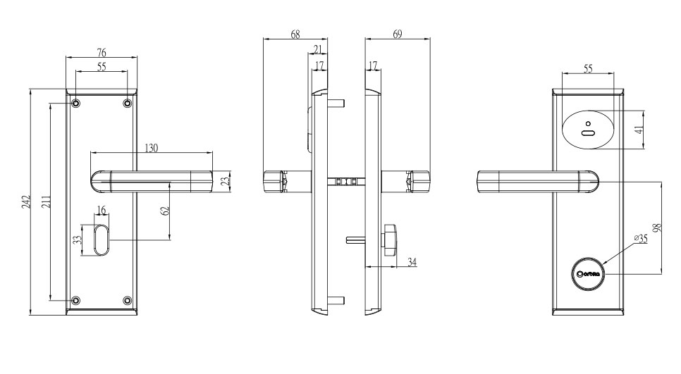 E3010S-HOTEL-LOCK-SIZE